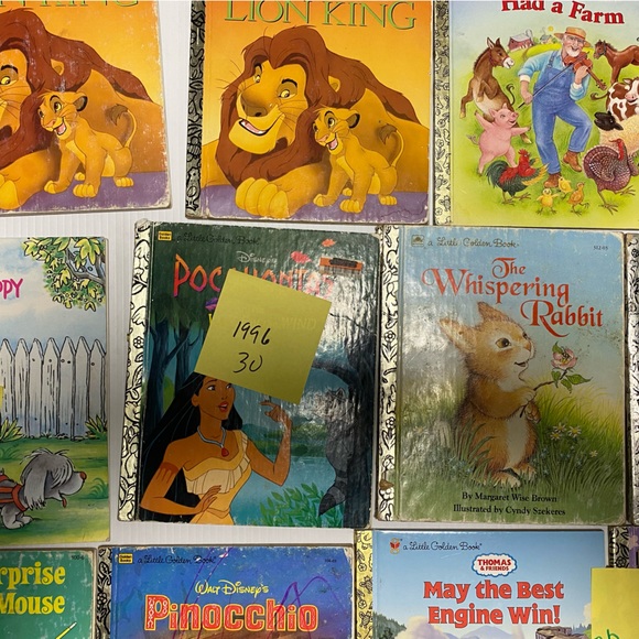 37 golden books by Disney & old Disney books &rare collectors children’s books. - Picture 10 of 10
